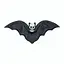 Значок Кажан з черепом - мініатюра 1