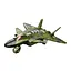 Самолет военный, инерционный, озвученный, со светом - миниатюра 1