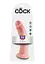 Фалоімітатор King Cock 9 23 см тілесний - мініатюра 5