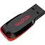 USB Flash накопичувач SanDisk 64GB Cruzer Blade USB 2.0 black red (SDCZ50-064G-B35) - мініатюра 2