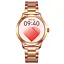 Смарт-часы Skmei S241 стальной ремешок Rose Gold, S241-SRG (16693) - миниатюра 1