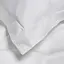 Постільна білизна Lotus Home Dakota Modern сатин Рremium євро біла (svt-2000022346290) - мініатюра 3