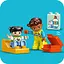 Уценка. Конструктор LEGO DUPLO Town Скорая помощь и водитель 19 деталей (10447) - миниатюра 8