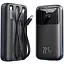 Зовнішній акумулятор Baseus Power Bank Comet Series Triple-Cable 20000mAh 22.5W (PPMD2-20) Black - мініатюра 1