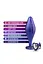 Анальна пробка Anal Adventures Matrix Wavy Bling Plug 11.4 см (фіолетовий) - мініатюра 3