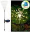 Фейерверки на солнечных батареях 120LED теплый белый - миниатюра 3
