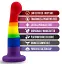 Фалоімітатор Blush Avant Pride P1 15.2 см мульти - мініатюра 3