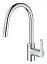 Змішувач для мийки Grohe Eurostyle Cosmopolitan з висувним виливом Хром 30412 - мініатюра 2