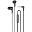 Дротові навушники Hoco M102 Ingenious universal earphones with microphone, 3.5mm, 1.2m, black - мініатюра 1
