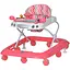 Детские ходунки Bambi M 6061-8 с музыкой, светом, 8 колесами, стопорами и регулировкой высоты, розовые - миниатюра 1