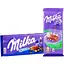 Набір: Шоколад молочний Milka з горіхом 90 г + Шоколад Milka з молочною начинкою зі смаком ванілі та шматочками печива Oreo 100 г - мініатюра 1