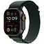 Apple Watch Ultra 2 2024, 49мм, Black Titanium, Dark Green Alpine Loop, Размер M (Grade A) Seller Refurbished - миниатюра 1