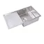 Кухонна мийка Platinum Handmade Н 780x500x200 R (з кріпленням і отвором під змішувач), Нержавіюча сталь - мініатюра 3