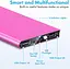 УМБ павербанк Power Bank 20000 mAh с фонариком LVR 018 Pink (17692) - миниатюра 9