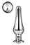 Анальна пробка Gleaming Love Pleasure Plug S 9 см (срібляста) - мініатюра 1