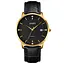 Skmei 1801LGDBK Gold-Black Leather - миниатюра 1