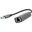 Контролер USB 3.0 to Ethernet VEGGIEG V-K306 Мережевий адаптер 100 / 1000Mbps з проводом, RTL-8152B, Aluminum, Blister-Box - мініатюра 1
