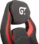 Геймерське крісло GT Racer чорне з червоним (X-2589 Black/Red) - мініатюра 8