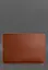 Кожаный чехол BlankNote для MacBook 14 дюйм Светло-коричневый Crazy Horse - миниатюра 4