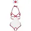 Еротичний костюм Leg Avenue Roleplay Naughty Nurse White/Red One size - мініатюра 3