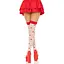 Панчохи Leg Avenue Polka Dot Mushroom Thigh Highs One Size - мініатюра 2