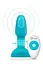 Анальна пробка B-Vibe Rimming Plug Petite 12.4 см (бірюзовий) - мініатюра 2