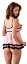Комплект Cottelli Collection Lingerie Babydoll and String M розовый - миниатюра 2