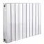 Радіатор біметалевий секційний Queen Therm 500/100 Vertical (кратно 10), Білий - мініатюра 1