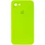 Чохол Epik Silicone Case Square Full Camera Protective AA для Apple iPhone 7/8/SE 2020 4.7 Салатовий/Neon green - мініатюра 1