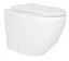 Унитаз подвесной Qtap Robin Ultra Quiet, с сиденьем Slim Duroplast/Soft-close/Quick Release QT13332381AW - миниатюра 1