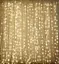 Гирлянда штора Водопад 720 led 3х3м (прозрачный провод, 15 нитей) Теплый белый - миниатюра 9