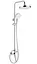 Душова система Rea Bloom хром white з виливом REA-P9527, Хром - мініатюра 2