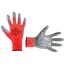 Рукавички робочі захисні Intertool з нітриловим покриттям 10" червоно-сірі (в упаковці 12 шт.) - мініатюра 1