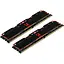 Модуль памяти DDR4 Goodram Iridium X 32GB (2x16GB) 3200MHz Black (IR-X3200D464L16A/32GDC) [148719] - миниатюра 3