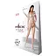 Бодистокинг Passion BS068 комбинезон крупная сетка длинный рукав S/M/L white - миниатюра 5