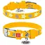 Нашийник для собак Waudog Glamour шкіряний з QR паспортом, візерунок Зірочка, світиться/світловідбивний, XS, Ш 15 мм, Дов 27-36 см (4823089301228) - мініатюра 1