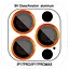 Захисне скло Metal Classic на камеру (у упак.) для Apple iPhone 17 Pro (6.3) / 17 Pro Max (6.9) Помаранчевий / Orange - мініатюра 1