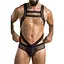 Чоловічий боді Passion 045 Body Victor black L/XL - мініатюра 1