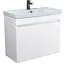 Тумба Мойдодир Windy 80-U подвесная с умывальником Sempre 80 Белый - миниатюра 1