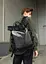 Чоловічий рюкзак Sambag ROLLTOP HACKING чорний 41 х 30 х 16 см (24460001m) - мініатюра 3