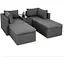Комплект садових меблів Di Volio Alzano сірий - мініатюра 1