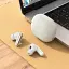 Бездротові навушники Hoco EQ23 Plus Duke 2 true wireless ANC+ENC BT headset Milky White - мініатюра 4