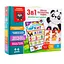 Игра настольная "3в1: English, Азбука, Математика" VT5412-04 - миниатюра 1