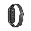 Кожаный ремешок MiJobs для фитнес-браслета Xiaomi Mi Band 3 и 4 Type A черный, держатель - черный - миниатюра 2