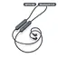 Bluetooth-адаптер KZ APTX-HD Bluetooth 5.0 cable upgrade Wire C pin сірий - мініатюра 5