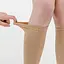Панчохи-шкарпетки-гетри компресійні від втоми еластичні, універсальний розмір, тілесні, 1 пара - мініатюра 3
