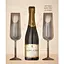 Вино ігристе Jaume Serra Cava Brut, біле, брют, DO, 11,5%, 0,75 л + 2 келихи (29908) - мініатюра 2