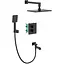 Душова система прихованого монтажу з термостатом Koer KB-67011-05 KR4727, Чорний матовий - мініатюра 1