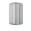 Душевая кабина без поддона Mixxus Plain SC01-90x90x185-TR прозрачное стекло 4 мм graphite MI6902, Универсальная, прозрачный, графит - миниатюра 4