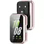 Чехол-накладка DK Пластик Soft-Touch Glass Full Cover Samsung Galaxy Fit3 (R390) (purple pink) - миниатюра 2
